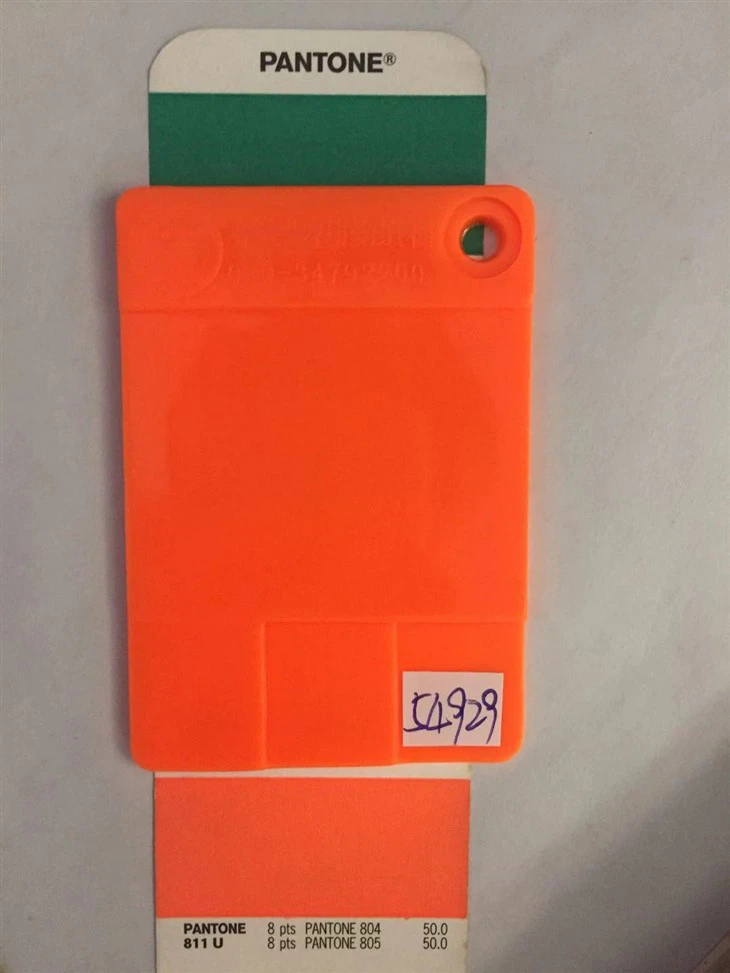 neon orange color masterbatch