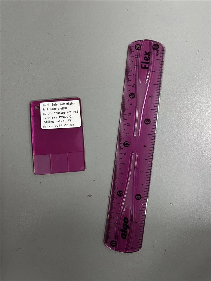 transparent purple pvc masterbatch